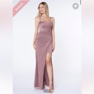 Azazie Kalea Desert Rose Dress